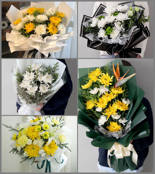 广东江门市恩平市圣堂镇塘龙村白事花束代送